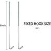 Car Battery Hold Down J Bolts,18-8(304) Stainless Steel Battery Hold Down Bracket J Hooks,Universal Battery Hold Down Kit For Firmly Support Car