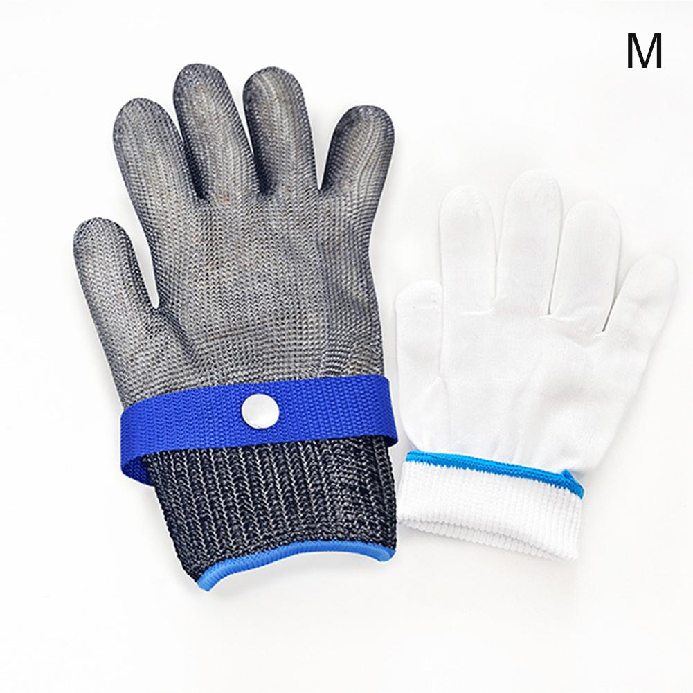 

Stainless Steel Gloves Anticut Safety Cut Resistant Hand Protective Metal Glove Butcher Protect Knife Proof Cut Glove