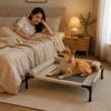 Cama com Rede de Acampamento Estilosa para Exterior com Malha Respirável para Filhotes Gatos Gatinhos