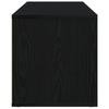 TV Cabinet Black Oak 120 X 34 X 37 Cm Particleboard