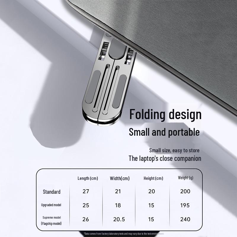 Folding Portable Aluminum Laptop Stand & Riser