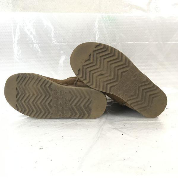 Rare New Zealand UGG Australia Sheepskin Mouton Boots W6 23.0 Brown(USED)