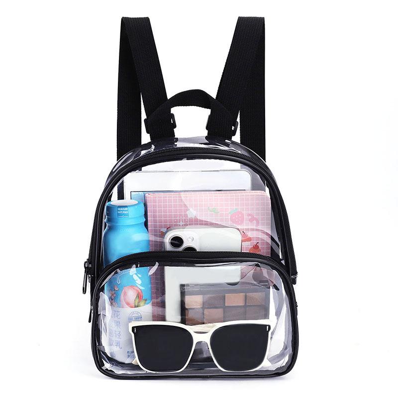 2023 Mini Transparent Jelly PVC Backpack - Waterproof, Summer-Ready Student Bookbag