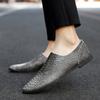 Mode Italienische Schuhe Echtes Leder Herren Slipper Designer Slip-On Schuhe Herren Outdoor Hohe Qualität Luxusmarke Weiche Slipper Schuhe