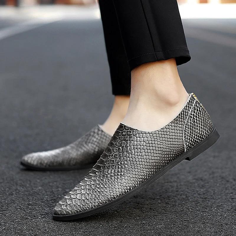 Mode Italienische Schuhe Echtes Leder Herren Slipper Designer Slip-On Schuhe Herren Outdoor Hohe Qualität Luxusmarke Weiche Slipper Schuhe