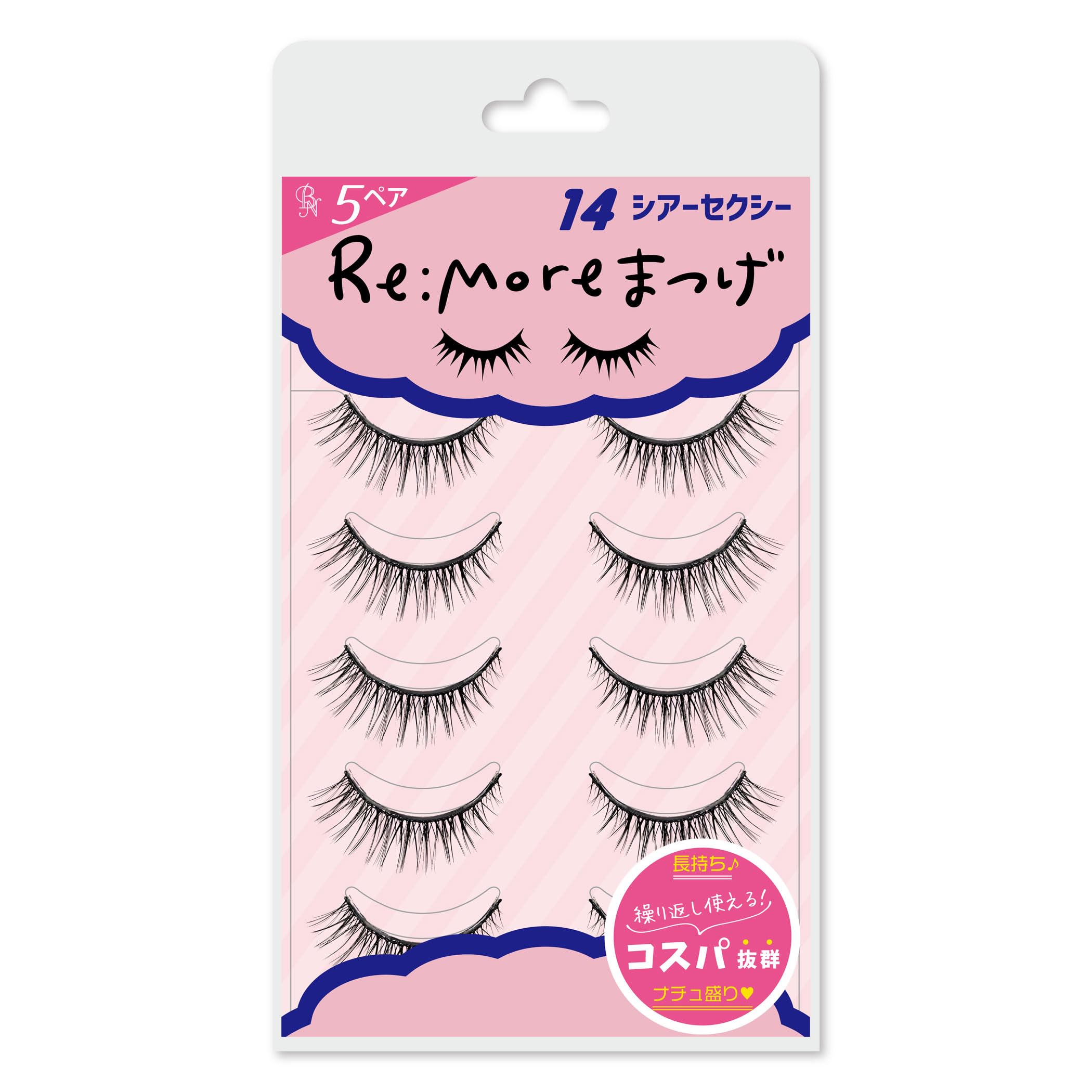 

BN Rimowa Eyelashes RRME-14 Sheer Sexy (5 pairs)