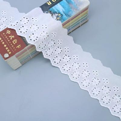 Cotton Embroidery Lace Accessories, Unilateral Hollow Embroidery Women'S Clothing Home Fabric Lace