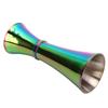 Double Jigger 304 Stainless Steel Thicken Design Wide Opening Glossy Appearance Easy Cleaning Alcohol Measuring Tool