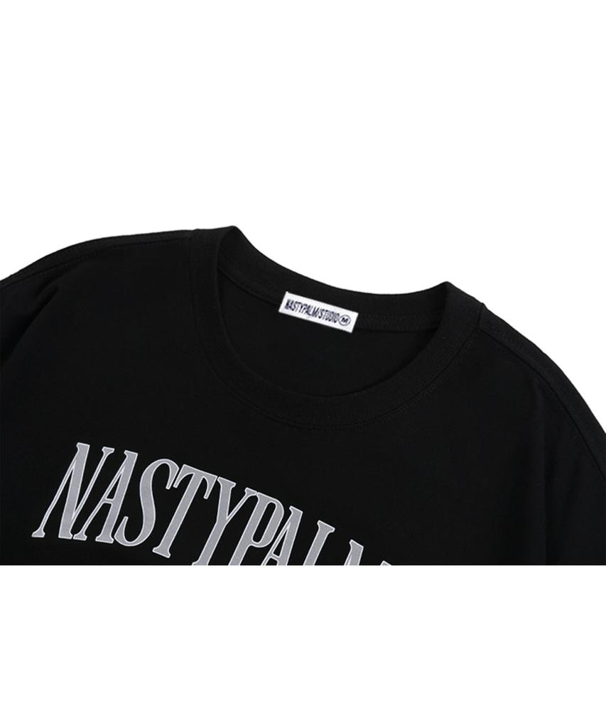 NP STUDIO Nature Other Logo T-Shirt Black