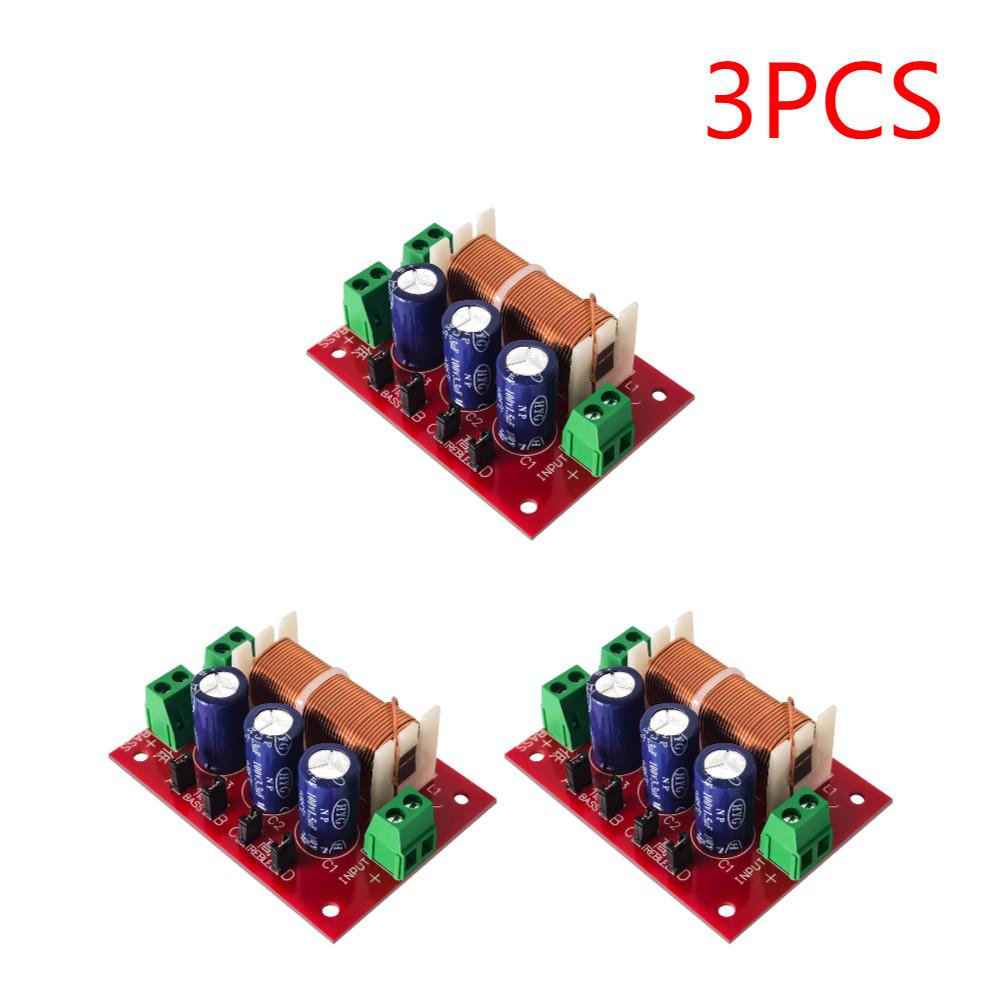1-10PCS YLY-2088 400W Adjustable 2 Way Crossover Filters Module Audio Speaker Frequency Divider Full Range Treble Bass