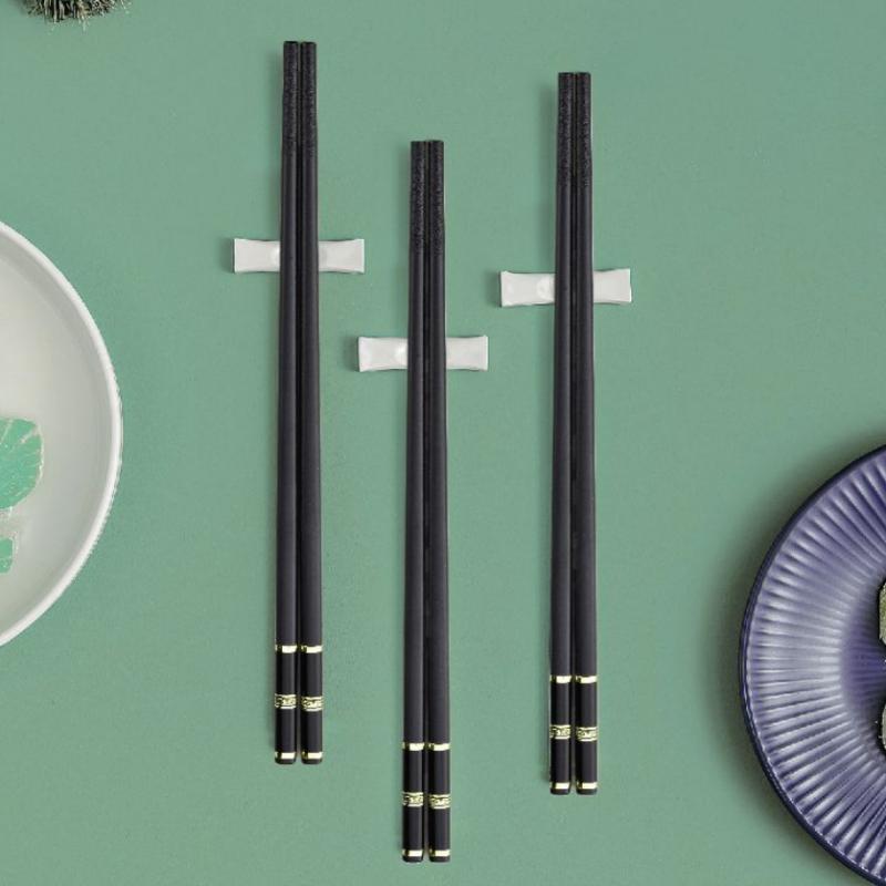 10 Pairs Chinese Chopsticks High Temperature Resistant And Simple Reusable Chop Sticks Kitchen Tableware Tool Accessories