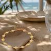 Beach Vacation Accessories Gold Boho Ocean Bracelet for Women, Minimalist Mini Metal Scallop Trendy Shell Charm Bracelet, Summer Jewelry Vacation,