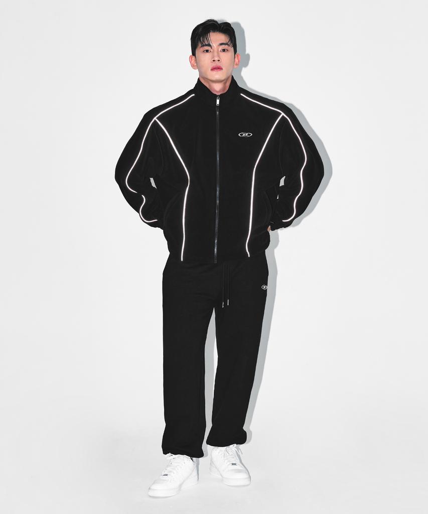 BORN TO WIN Chrome B Jogger Pants [Black]
