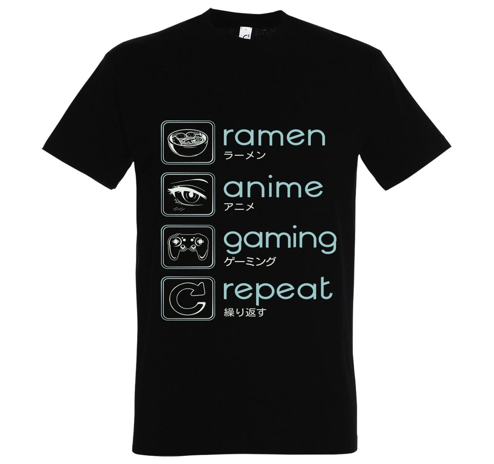Youth Designz Ramen Anime Gaming Mens T-Shirt Nerd Gambling Funny Fun Saying S