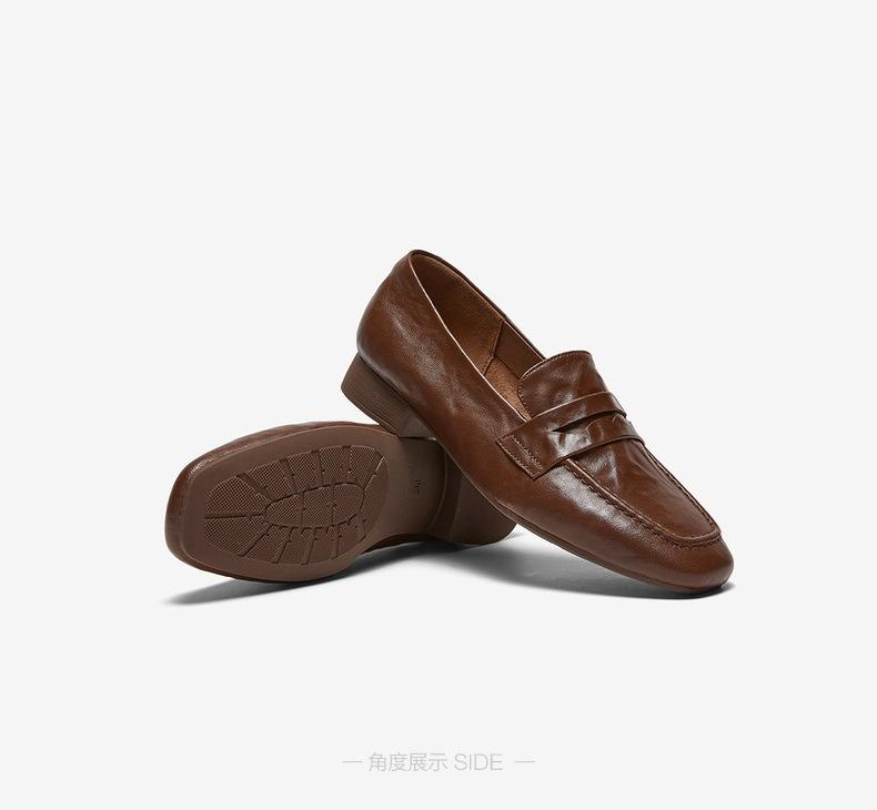 Bestu 26 Chunlefu Shoes Simple Commuter Coarse Heel Square Head Women's Singles K5812AA6