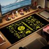 Dortmund Team Logo Mauspade, Große Gaming Schreibtischmatte, Rutschfestes XXL Mauspade für Laptop & Tablet, Mini-PC Spielmatte mit Genähten Kanten