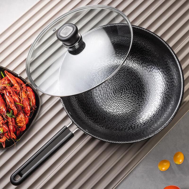 WORLD KITCHEN 32cm Fine Iron Wok