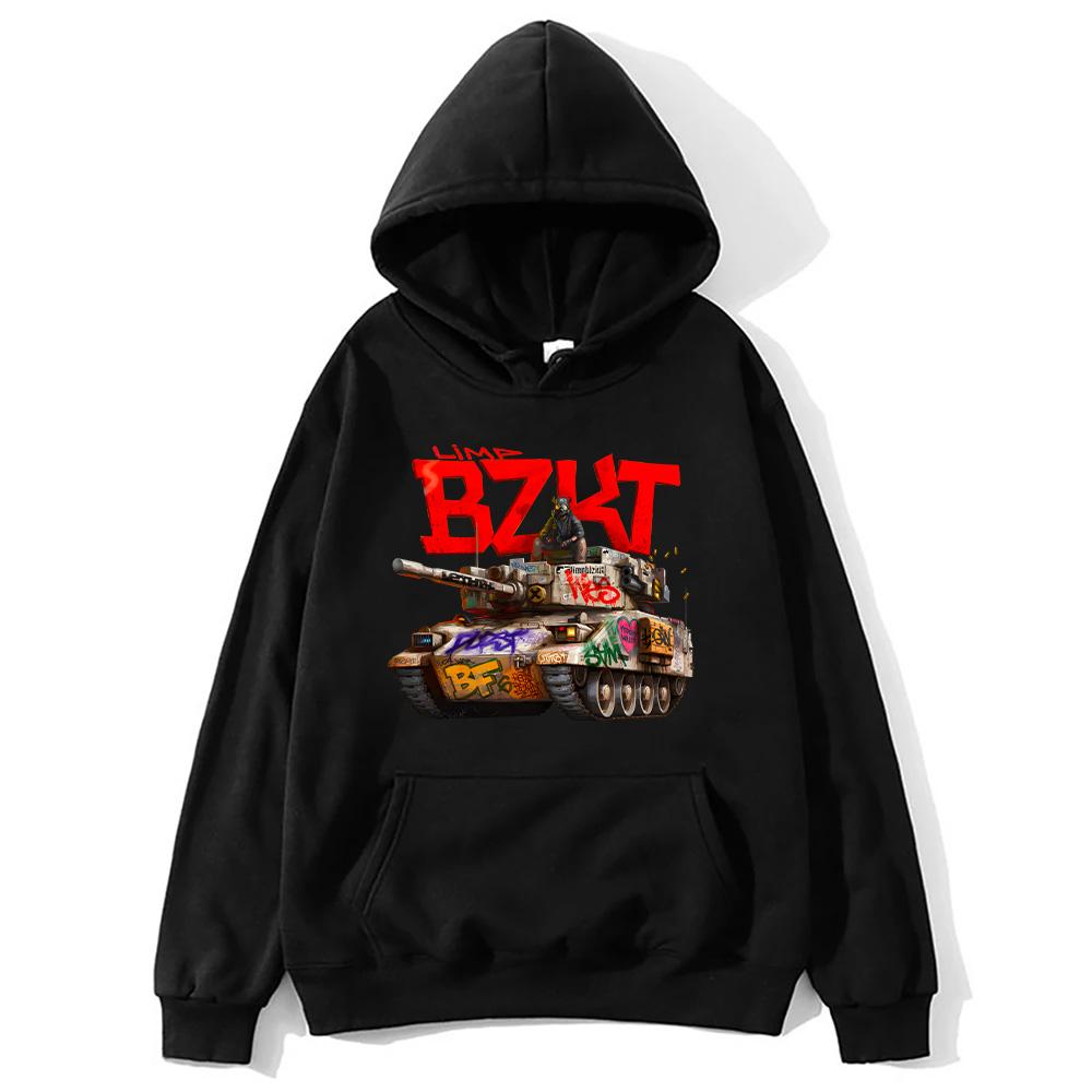 Limp Bizkit Fahion Hoodies Single Tank Graphic Pullovers Unisex Long Sleeve Sweatshirts Oversize Men Clothing Design