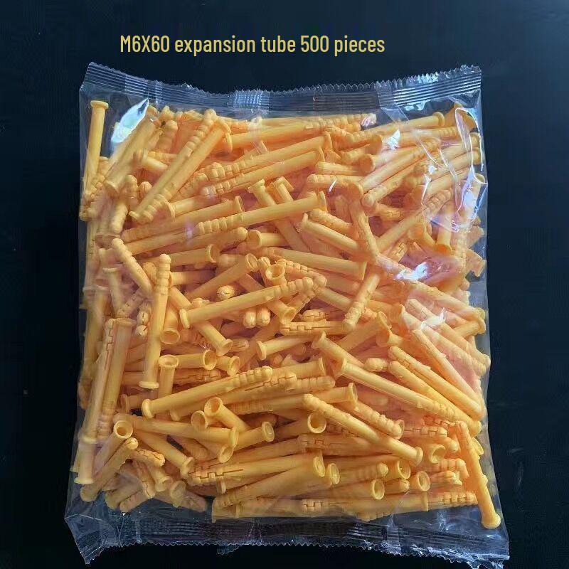 M6 Plastic Expansion Tubes & Wall Plugs for Self-Tapping Screws (6mm & 8mm)