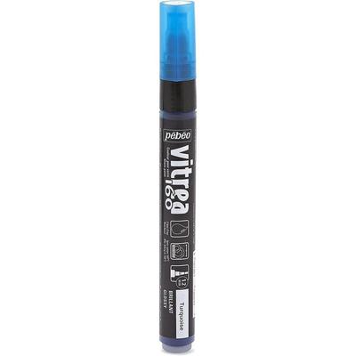 Felt-tip Pen - Glass Paint - Glossy - Turquoise - Vitrea 160 - Pébéo