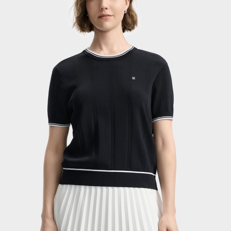 New FILA WHITE Regular T Shirt Women's F11W533412F-NV