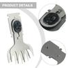 Precise and Clean Cuts with 4 Inch Replacement Trimmer Blade for WORX WG801