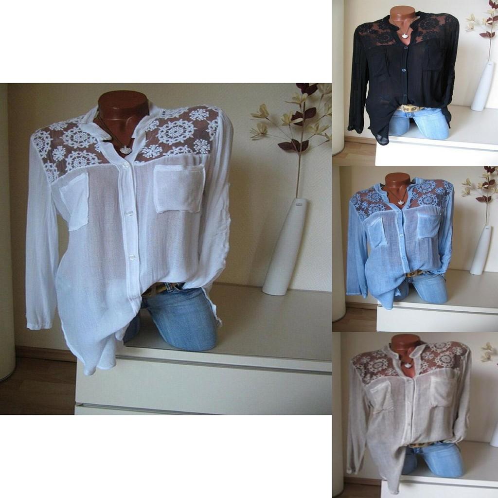 Elegant Plus Size Women V Neck Lace Splice Loose Summer Casual T-shirt Blouse