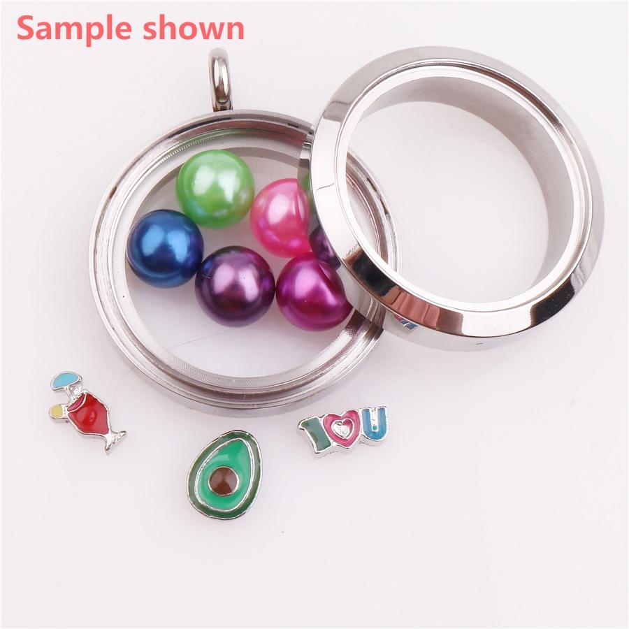 60pcs/lot Mixed random sales floating charms Suitable for Glass Living Memory floating charm lockets Jewelry Pendant Necklace