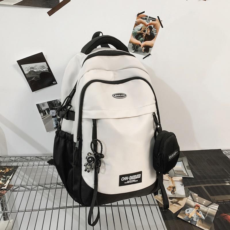 Japanese Large-Capacity Schoolbag Male College Student Leisure Sports Computer Travel Bag Lightweight Backpack Junior High School Backpack