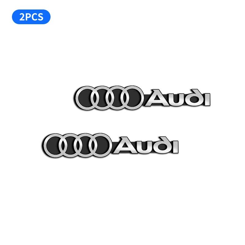 2026 Hot Car qaz1o Decorate 3D Aluminum Badge Emblem 3D Sticker For qaz1 A4 A3 A5 A6 A7 A8 Q3 Q5 Q7 Q8 B5 B6 B7 B8 B9 Q7 8P 8V 8L