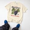 Black Grapes T-Shirt, Sweet & Juicy Vintage Fruit Graphic Tee, Retro Botanical Vineyard Art, Comfort Colors® Grape Lover Farmers Market Gift