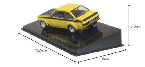 Ixo Model Ford Escort MK II RS 1800 76 Yellow/Black 1/43 CLC450N