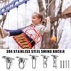 Hanging Brackets Hammock Chair Hooks 360 Rotating Swing Fixed Plate Swing Hangers Set  Concrete