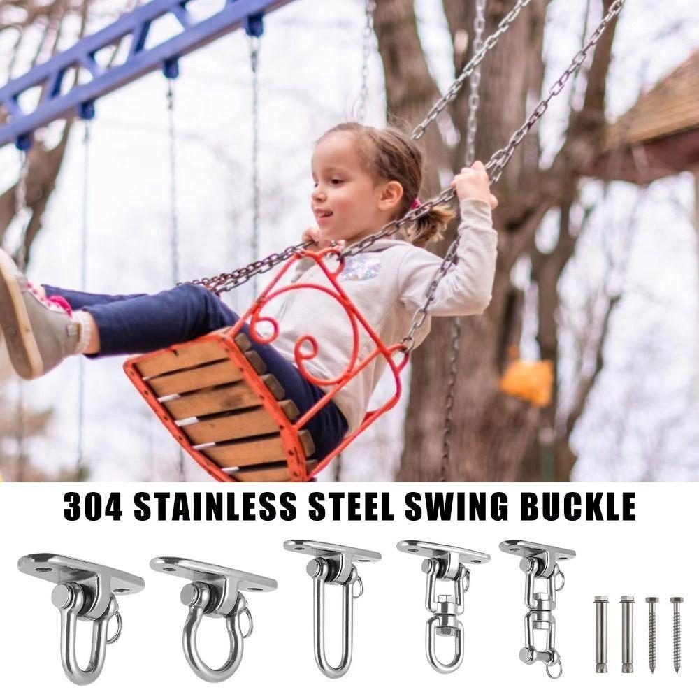Hanging Brackets Hammock Chair Hooks 360 Rotating Swing Fixed Plate Swing Hangers Set  Concrete