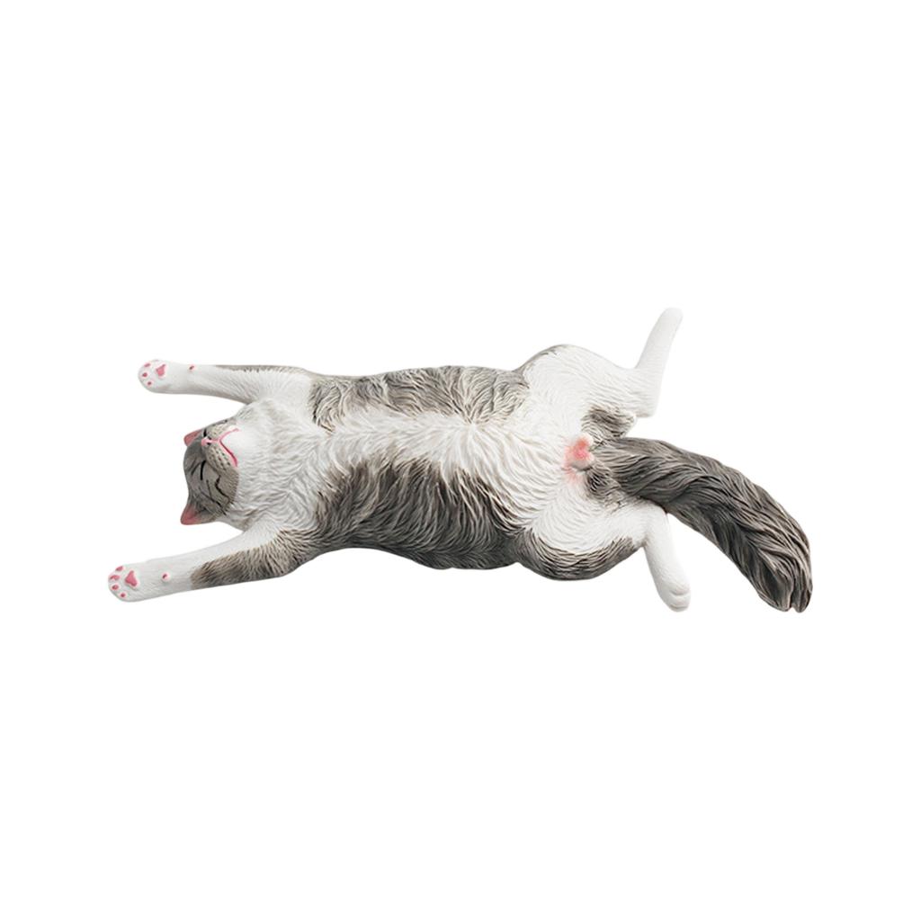 Simulated Pet Model, Children's Short,haired  Sleepy, Domestic Desktop Decoration.