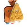 Quick-Dry Cartoon Cheese Hand Towel - Coral Fleece for Kids