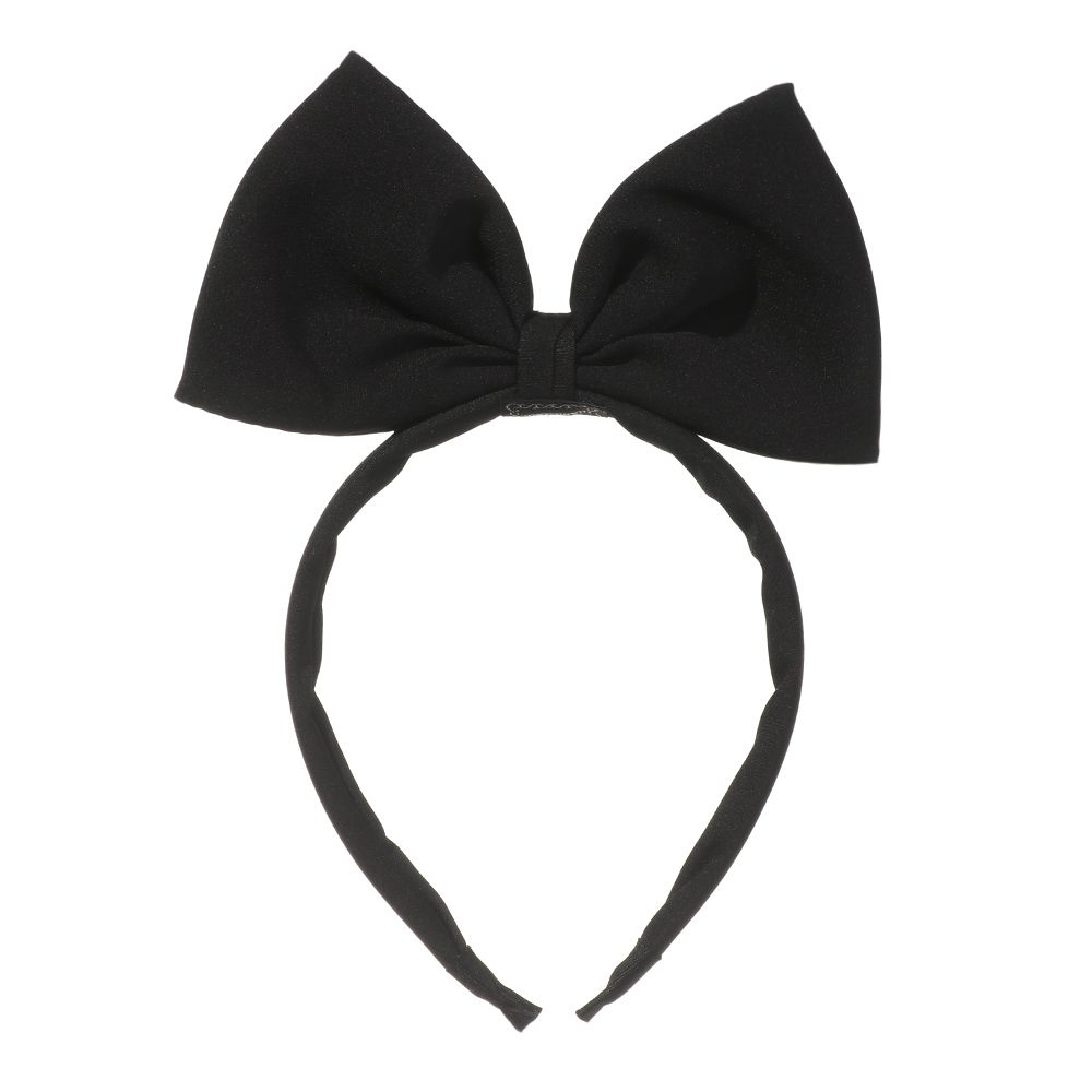 

Аксесуари Костюм для Косплею Ручна Робота Великий Бант Обруч Прикраса для Вечірки Головний Убір Бантик Резинки для Волосся чорний