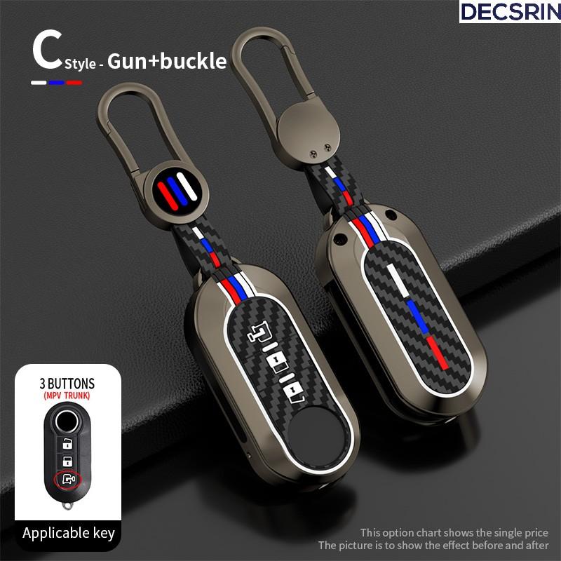 2/3 Buttons Car Flip Remote Key Case Cover Shell Fob For Fiat Ducato 500 500L Panda Grande Punto Lancia Musa Car Accessories