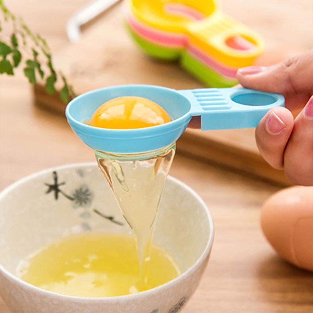 Egg Separator Hook Short Easy Operation Eggs White Separators Hollow Lightweight Divider Tool Omelet Extractor Muffins