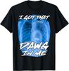 Ik Heb Die Hond In Me Xray Pitbull Ironische Meme Virale Quote T-Shirt