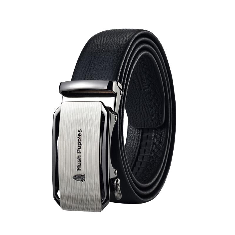 Мужской кожаный ремень Hush Puppies с автоматической пряжкой 110cm