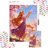 5D Diamond Painting Kit Rapunzel Cherry Blossom Home Decor, Perfect Holiday Gift for Fans and Crafters