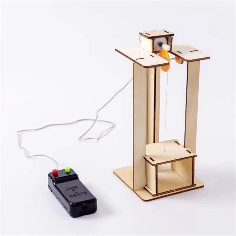 DIY Hand-Crank Generator Educational Science Toy for Kids