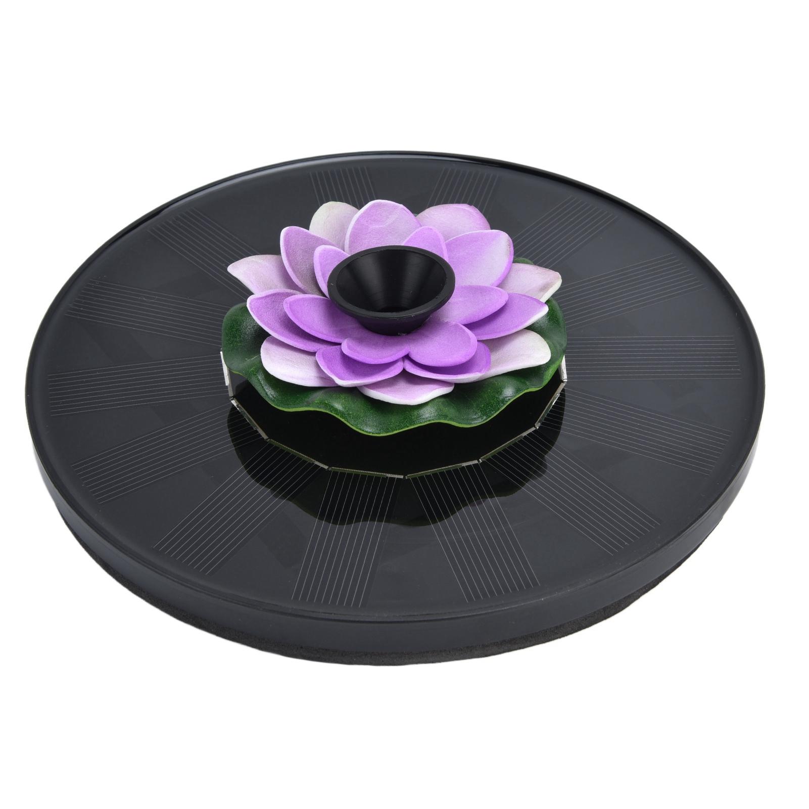 

Солнечный фонтан Лотос Водяной насос Плавающий Мини Солнечный фонтан для птичьих поилок Садовый пруд Бассейн Открытый Type 3