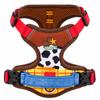 Denim Style Adjustable Breathable Dog Chest Strap and Leash Suitable for Pet Travel Equipment for Small and Medium-sized Dogs