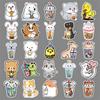 50PCS Cute Cartoon Animal Decorative Stickers for Scooters, Motorcycles, Luggage, and Cars