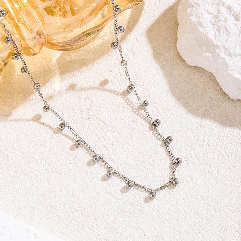 18K Gold-Plated Bohemian Tassel Necklace for Women - Retro Light Luxury Bead Design