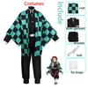Ysir Kamado Tanjirou Cosplay Costume Halloween Anime Cosplay Cartoon Kimetsu No Yaiba Costume for Kids for Adult Gifts