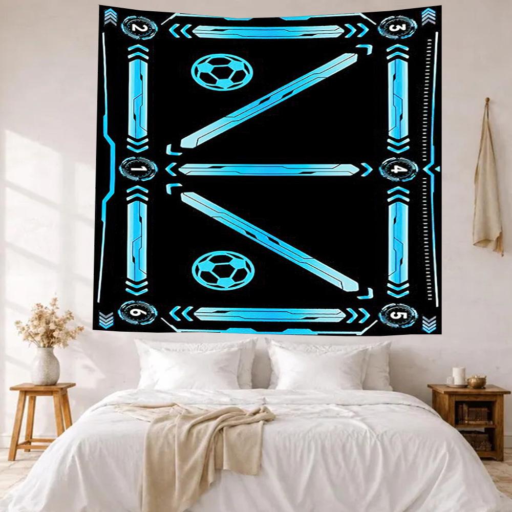Soccer Wall Decor Tapestry Art For Pet Memorial Birthdaywedding Party Backdrop Family Gift