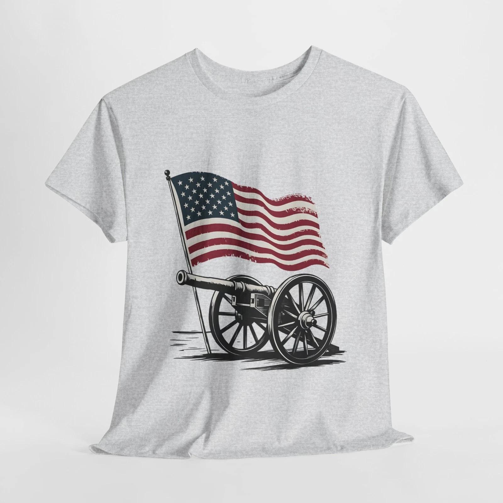 Vintage American Flag Tee, Unisex Cotton Patriotic T-Shirt, Fourth of July 4XL